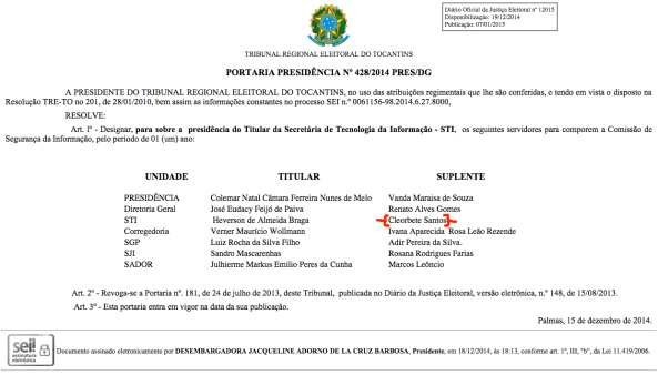 portaria-comissao-seguranca-da-informacao-cleorbete-santos