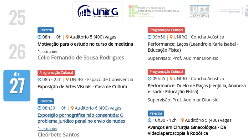 cleorbete-sicteg-semana-integrada-ciencia-tecnologia-unirg-gurupi