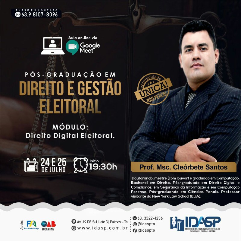 cleorbete-idasp-pos-direito-digital-eleitoral